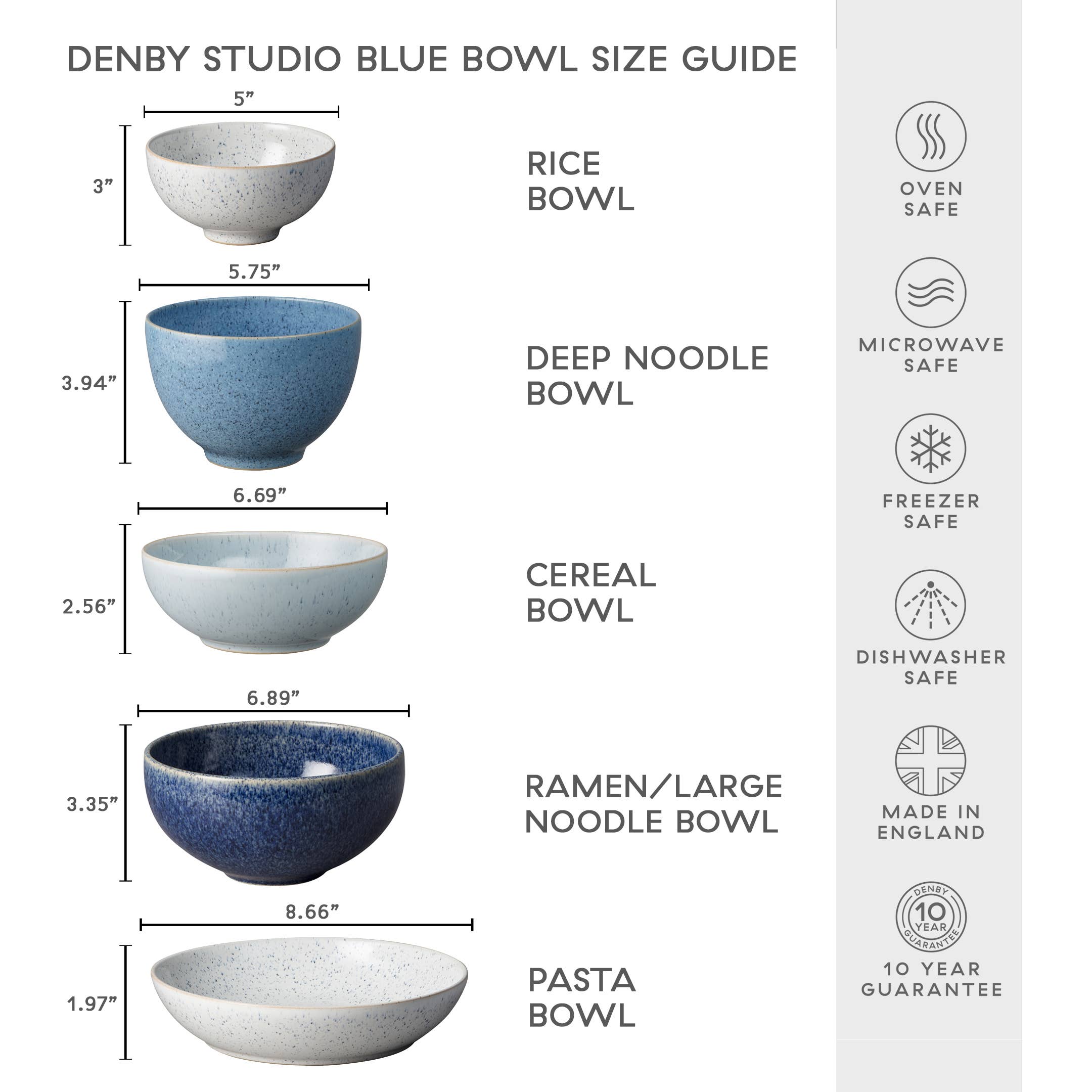 Studio Blue Pasta Bowl