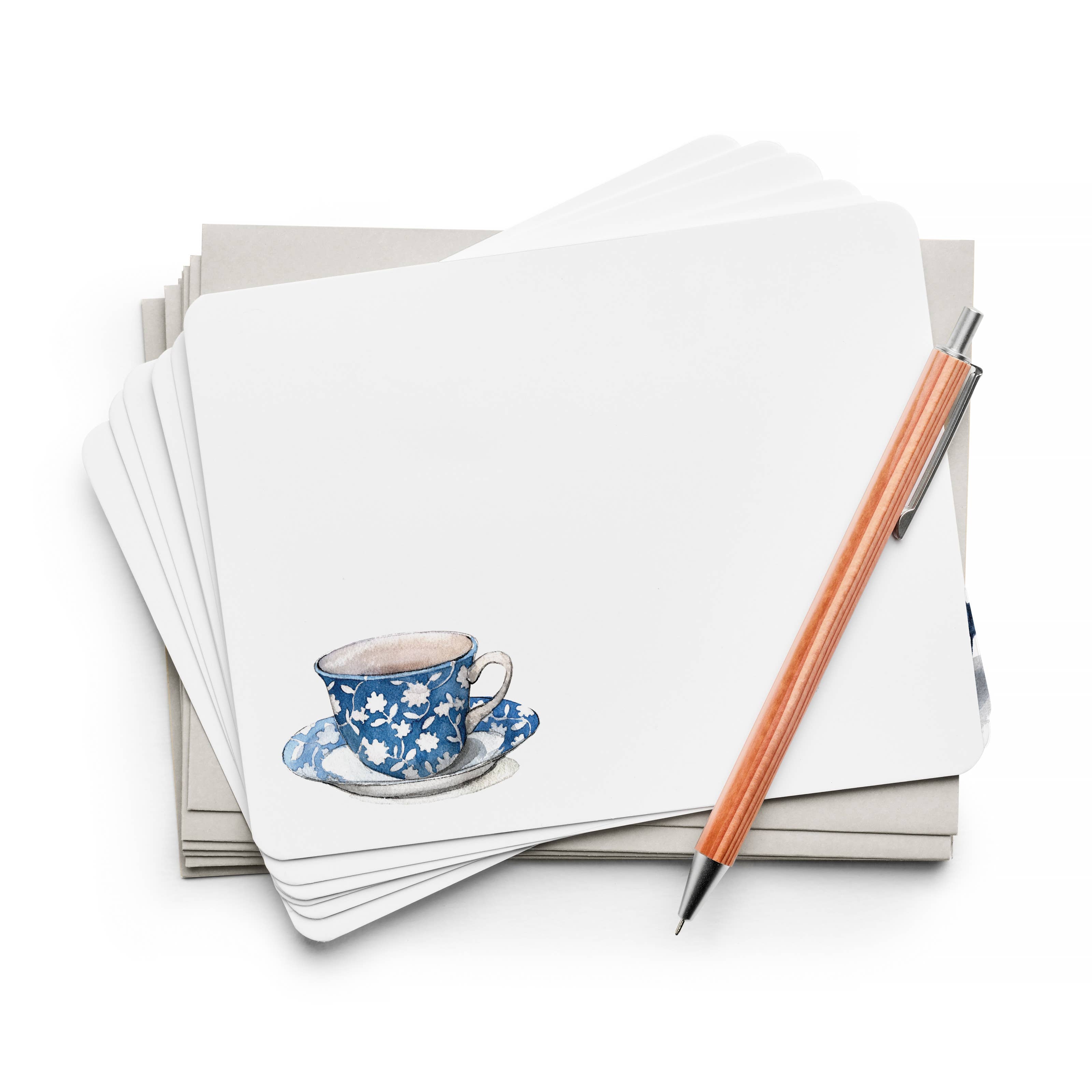 Spot of Tea Flat Notes (Boxed set of 8 Notecards)