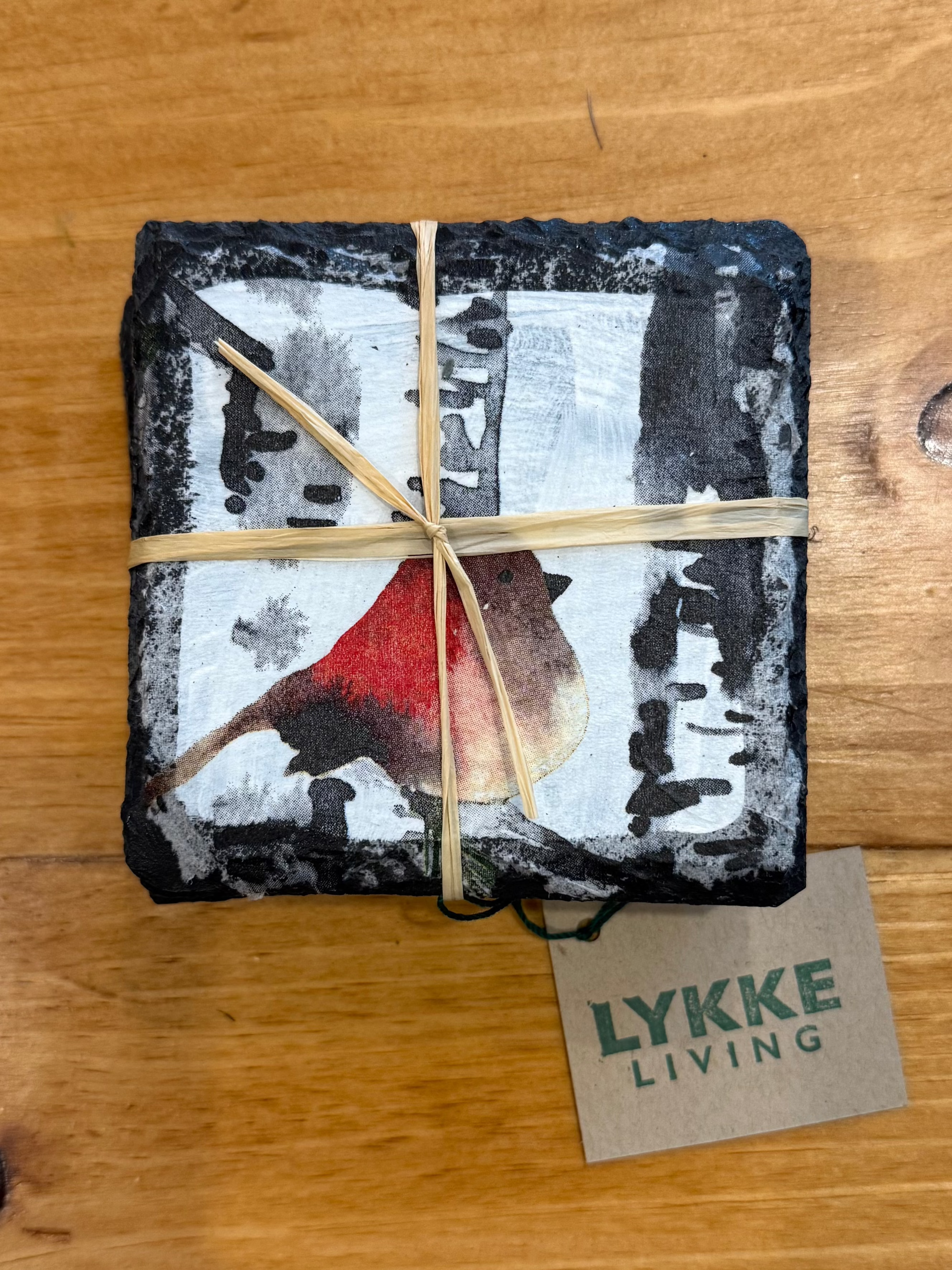 Bird coasters, set of 4