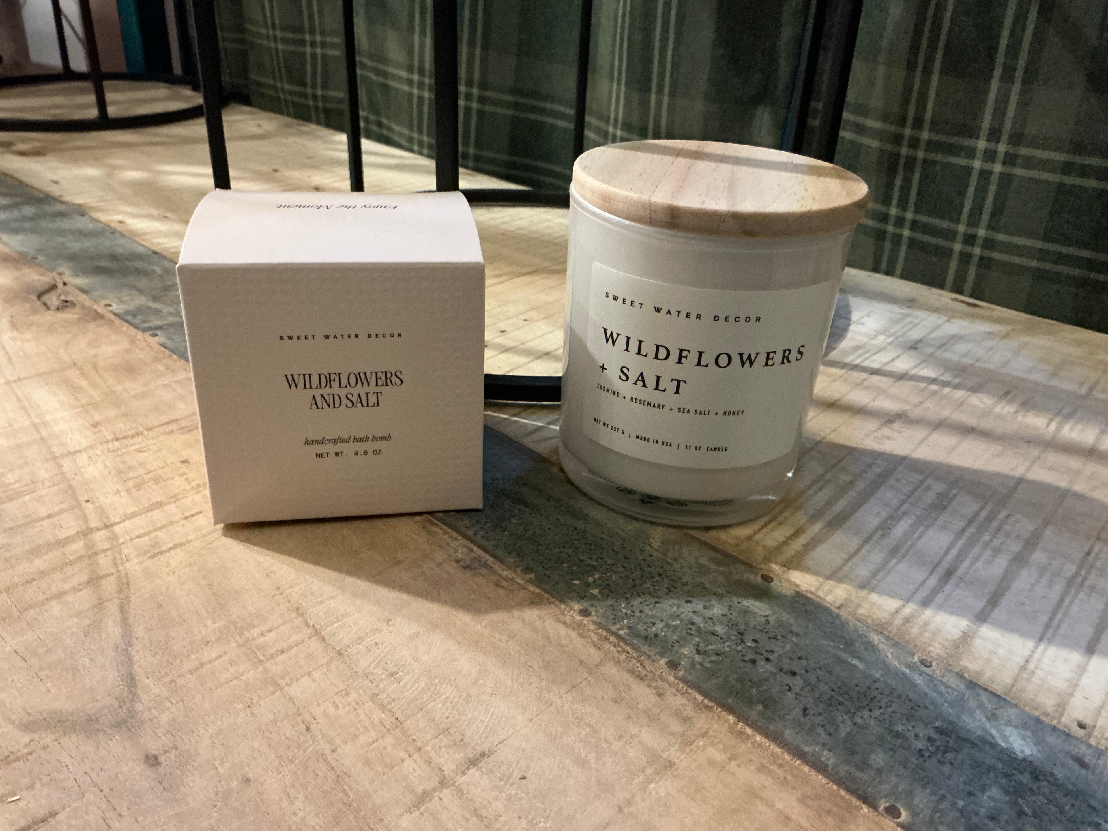 Wildflowers and Salt Diffuser and Bath Bomb