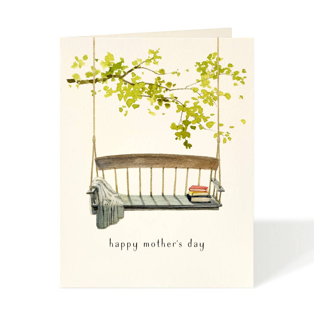 Swinging Bench 2 -- Mother's Day Card