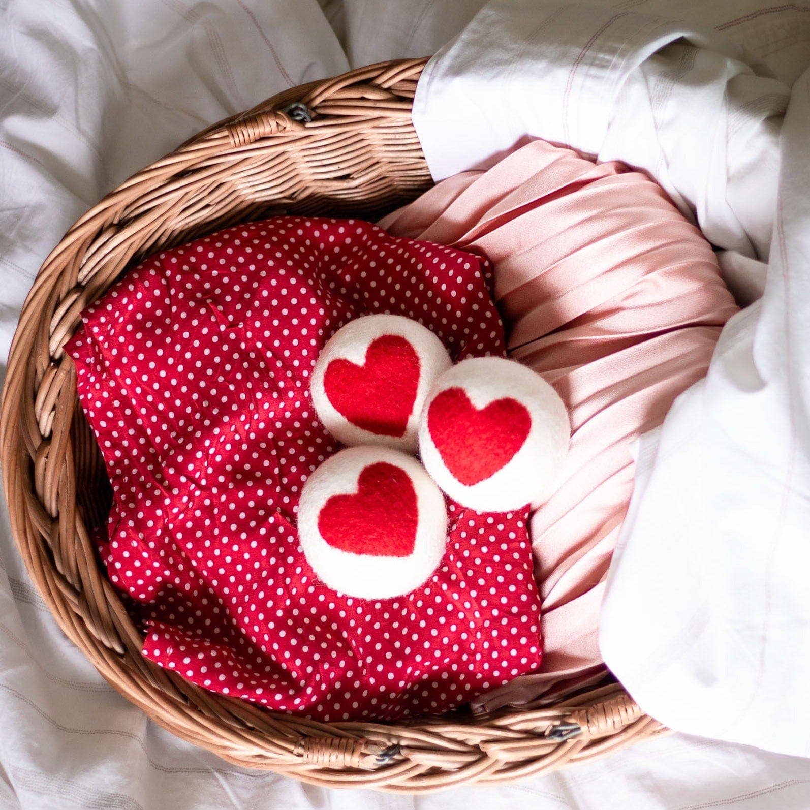 Heart Trio Eco Wool Dryer Balls