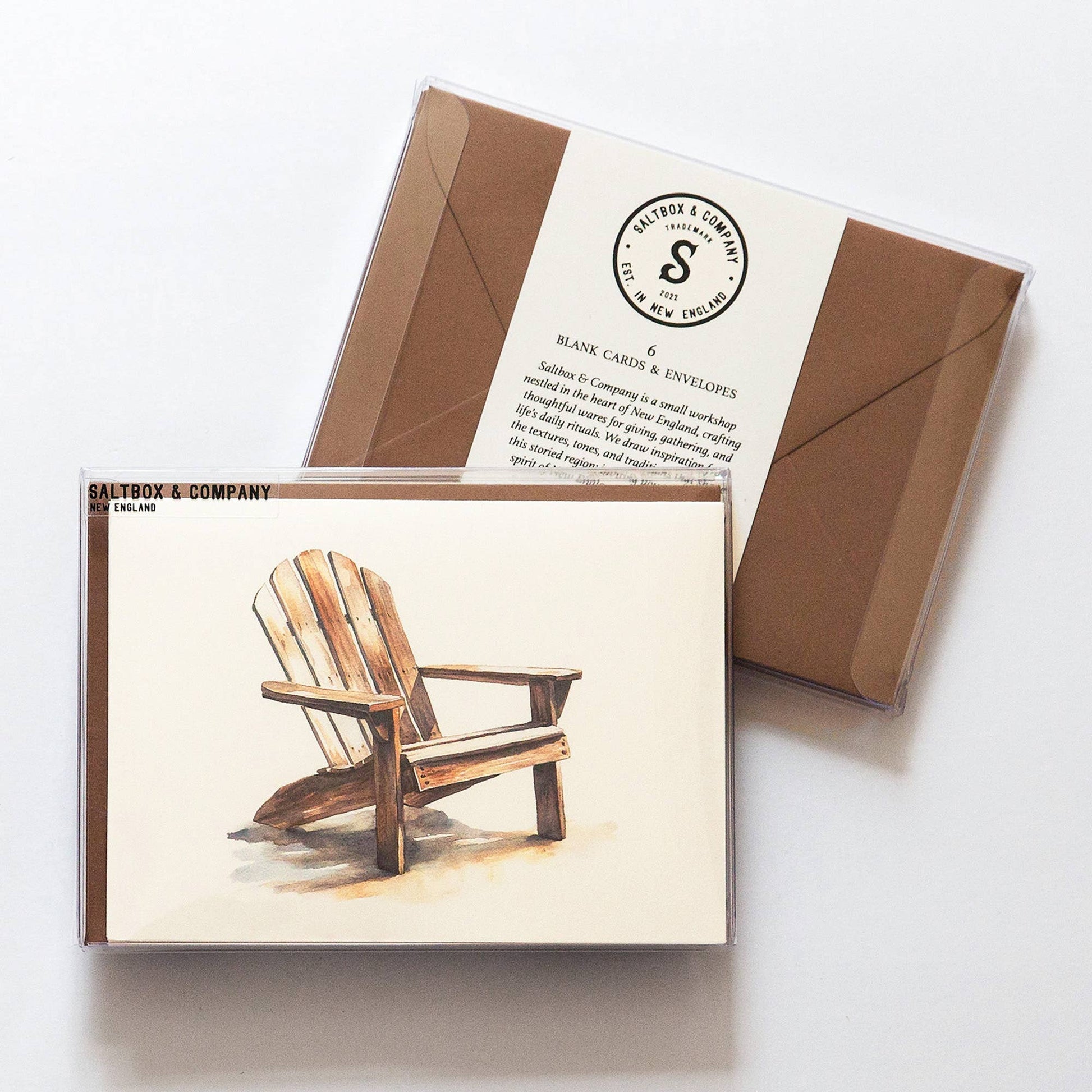 Adirondack Chair Note Cards | Set of 6