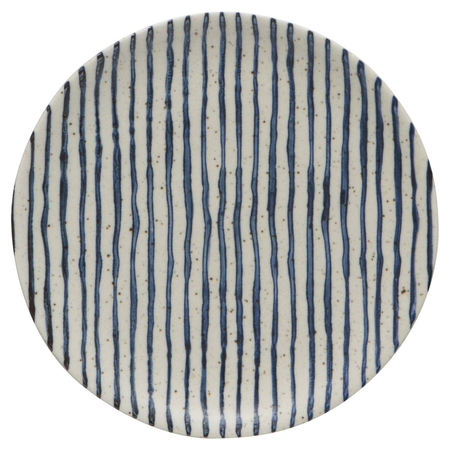 Ticking Stripe Appetizer Plate — Element Collection | Danica Heirloom
