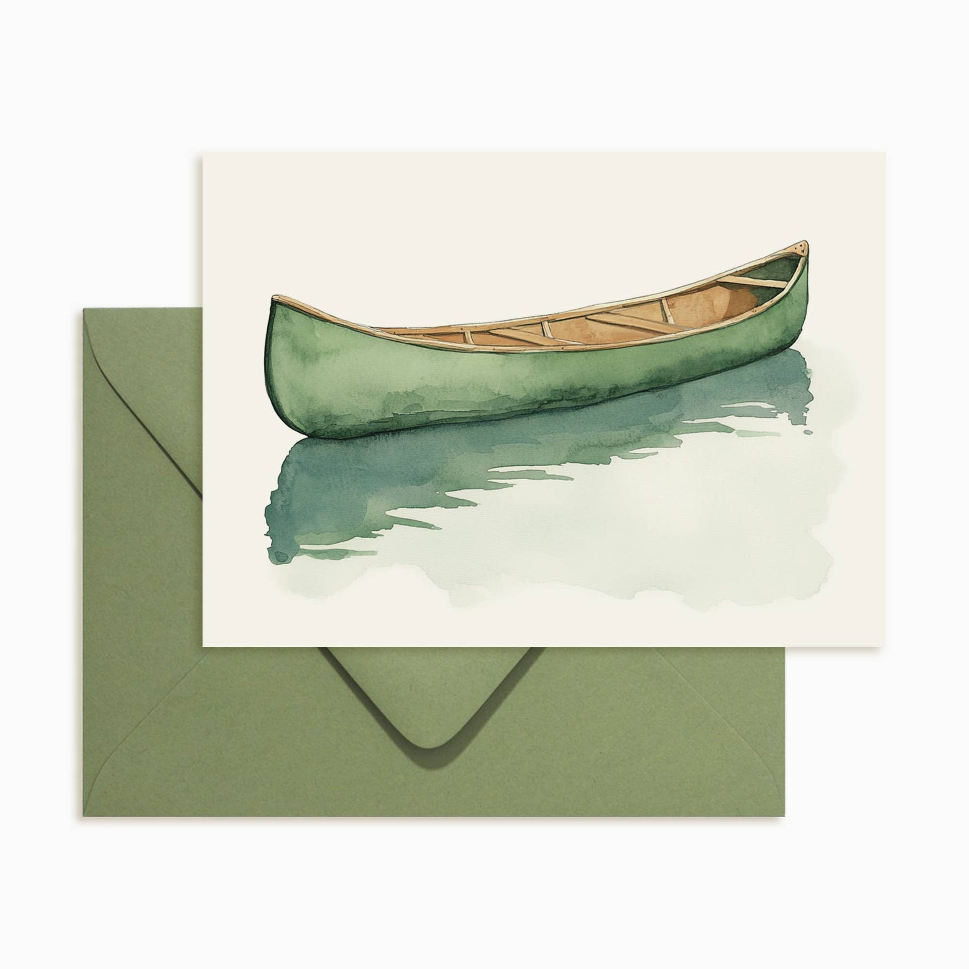 Emerald Canoe Note Cards | Set of 6