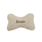 Sherpa Bone Pillow Toy with Squeaker