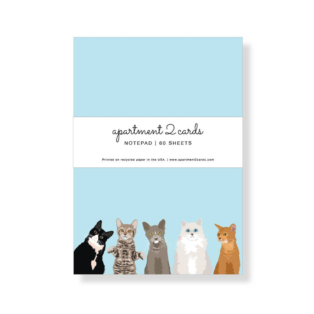 Cats 4.75x6.5" Notepad