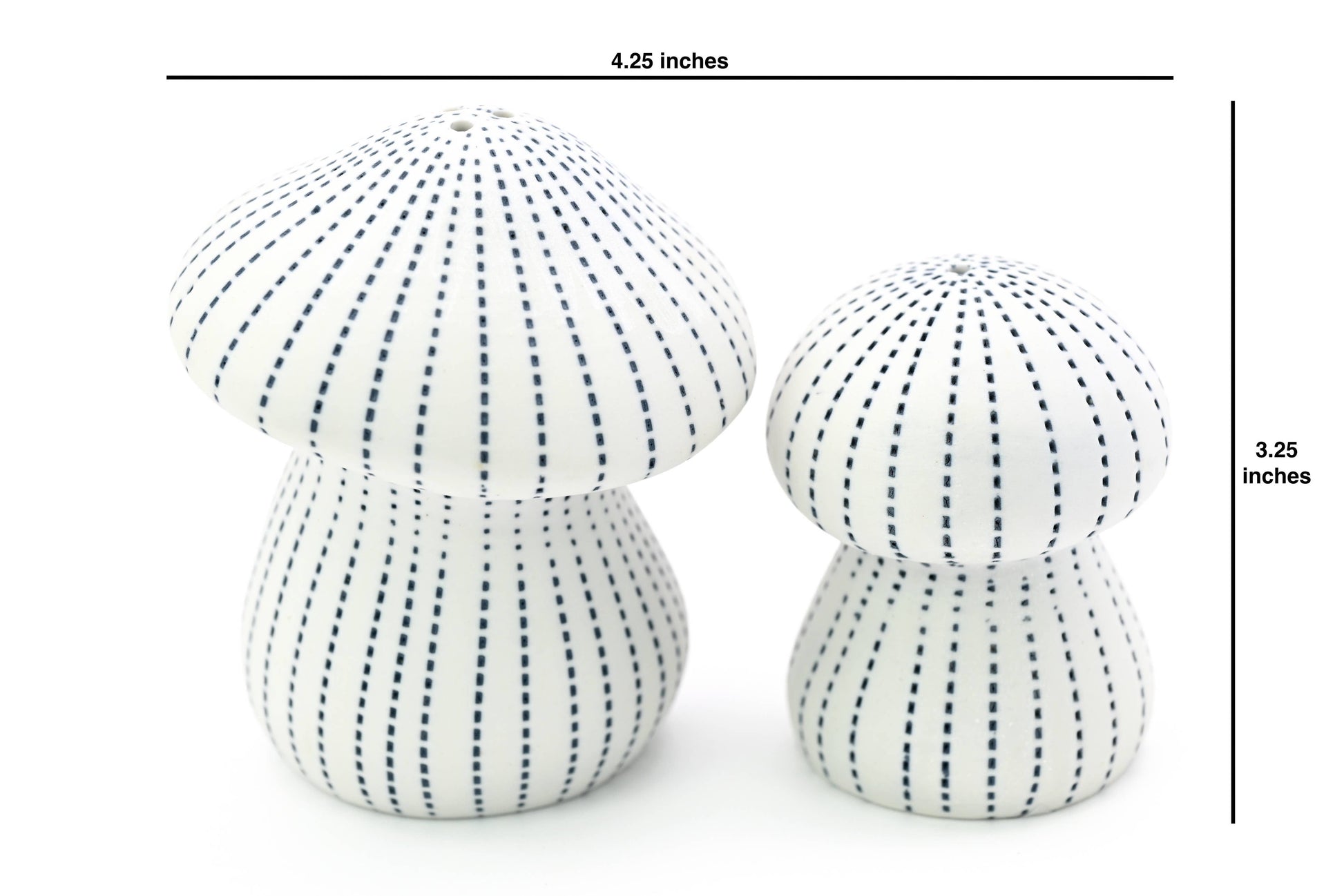 Mushroom Salt and Pepper Shaker Set-WD26 – Handcrafted Porcelain