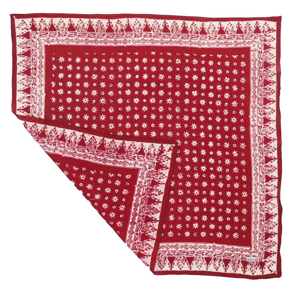 Batik Bandana - Celebrations, Red