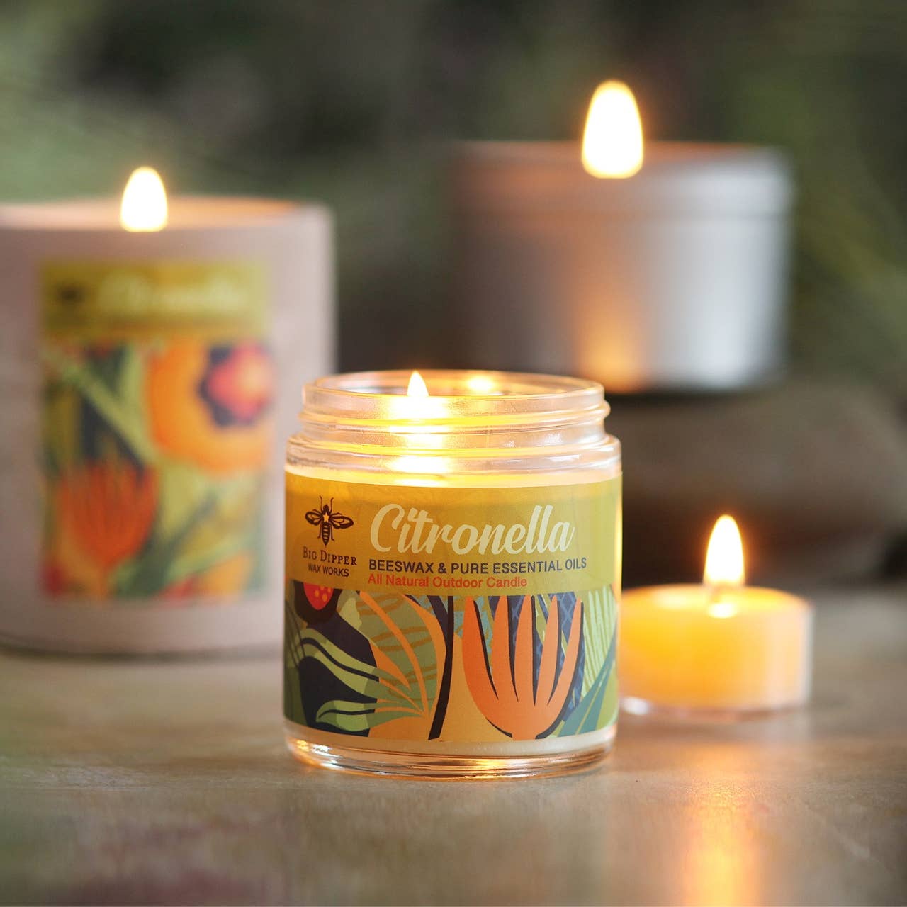 Citronella Apothecary Glass Candle | 3.2 oz. | 25 Hours