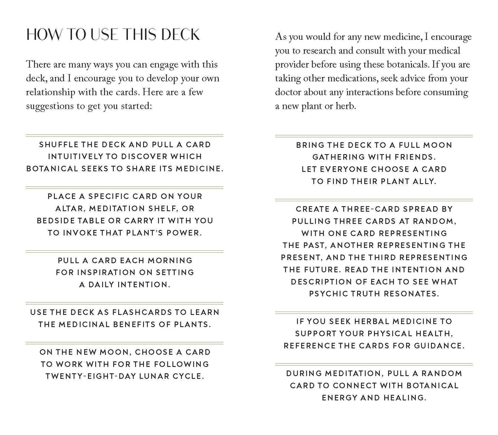 Botanicals Deck