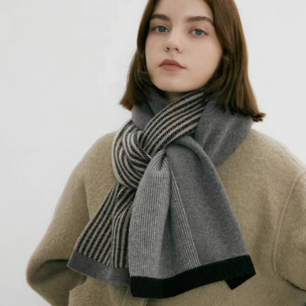 Blue Unisex Elegant Winter Couples Wrap: Blue (OS)