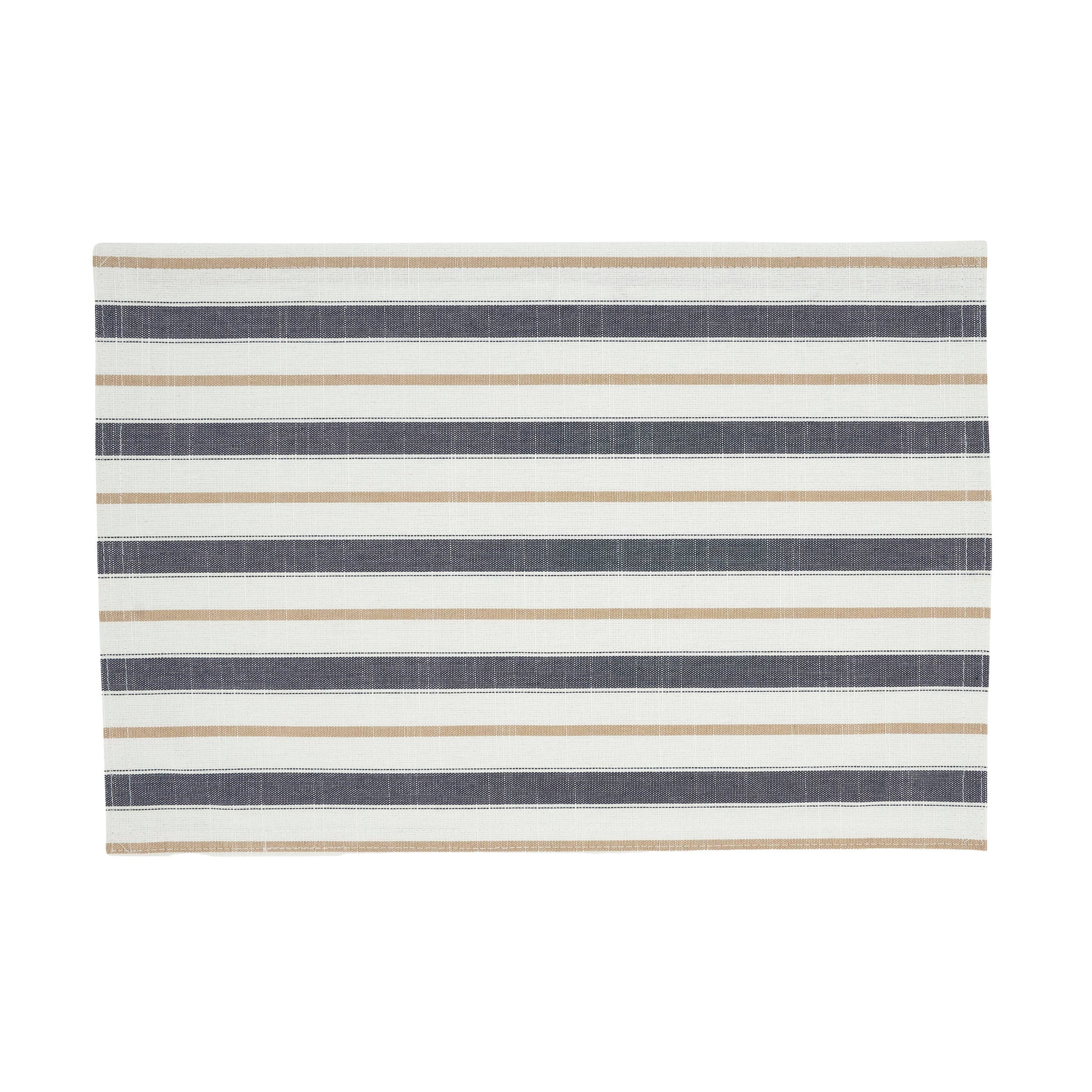 Modern Striped Placemat — Blue | 13" x 19"