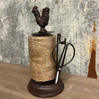 Cast Iron Spool Holder: Bird