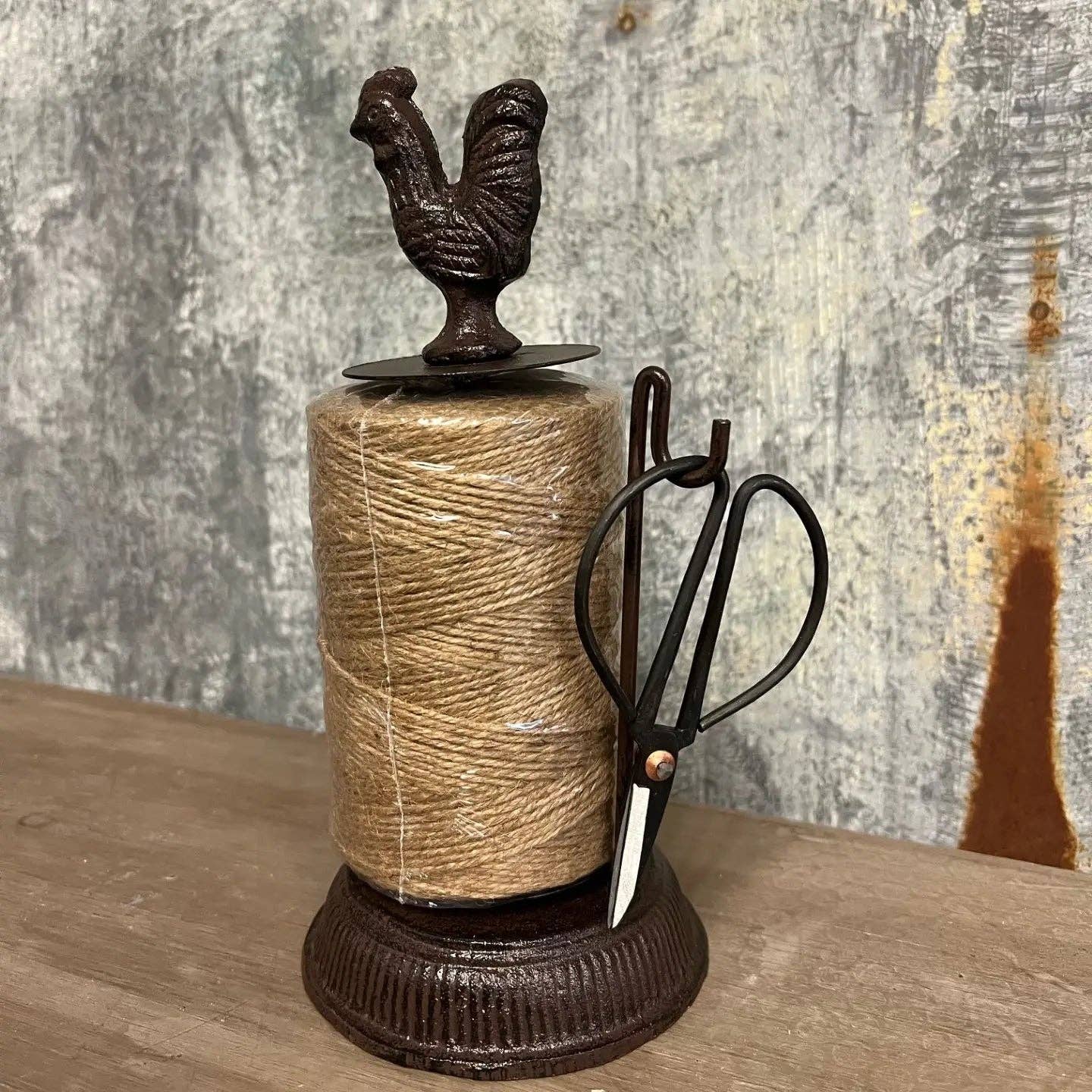Cast Iron Spool Holder: Bird
