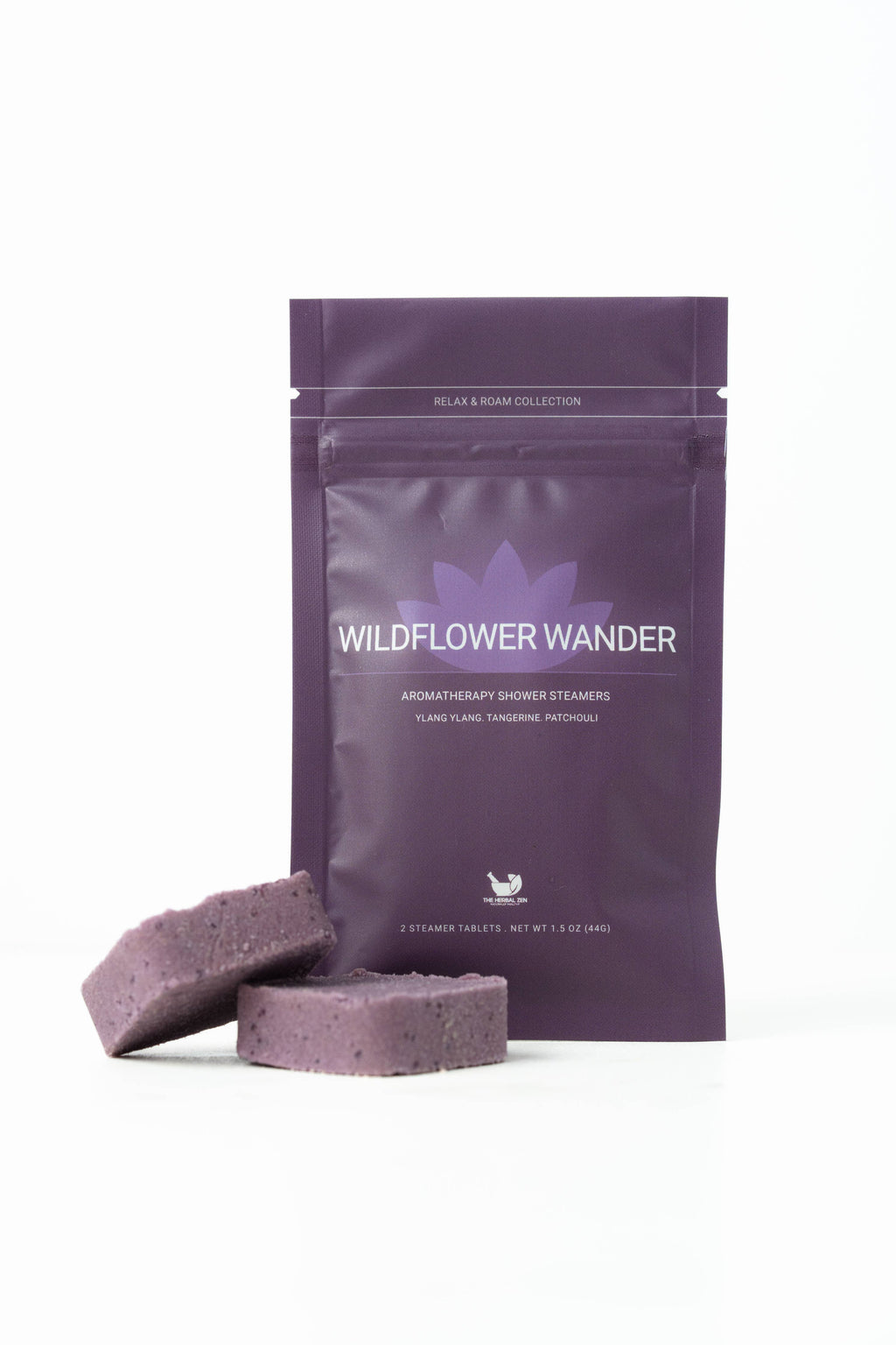 Wildflower Wander Shower Steamers | Ylang Ylang, Tangerine &amp; Patchouli Aromatherapy | Pack of 2
