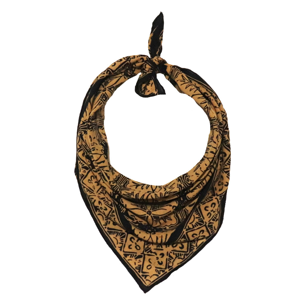 Batik Bandana- Black Brown Mocha
