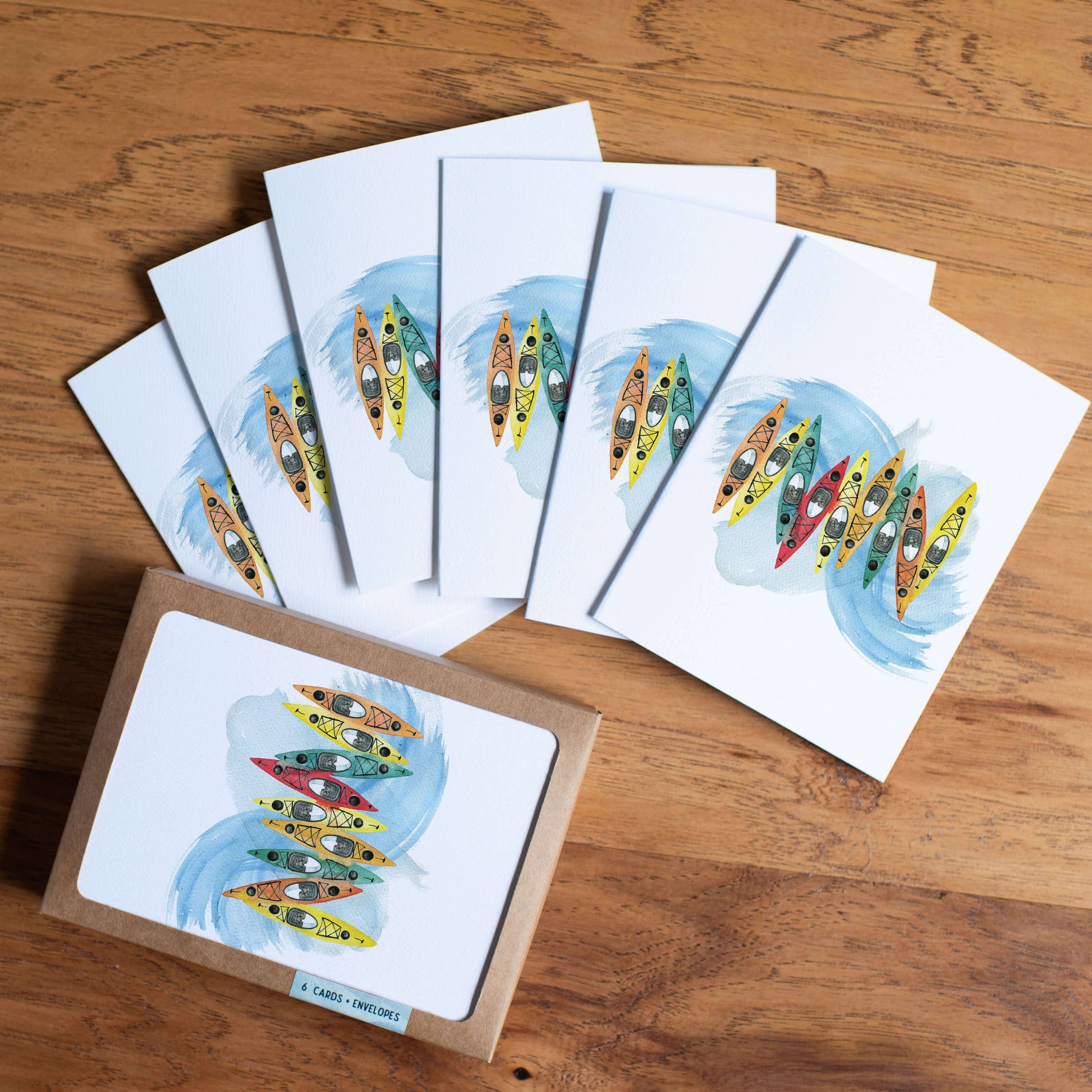 Kayak Greeting Card