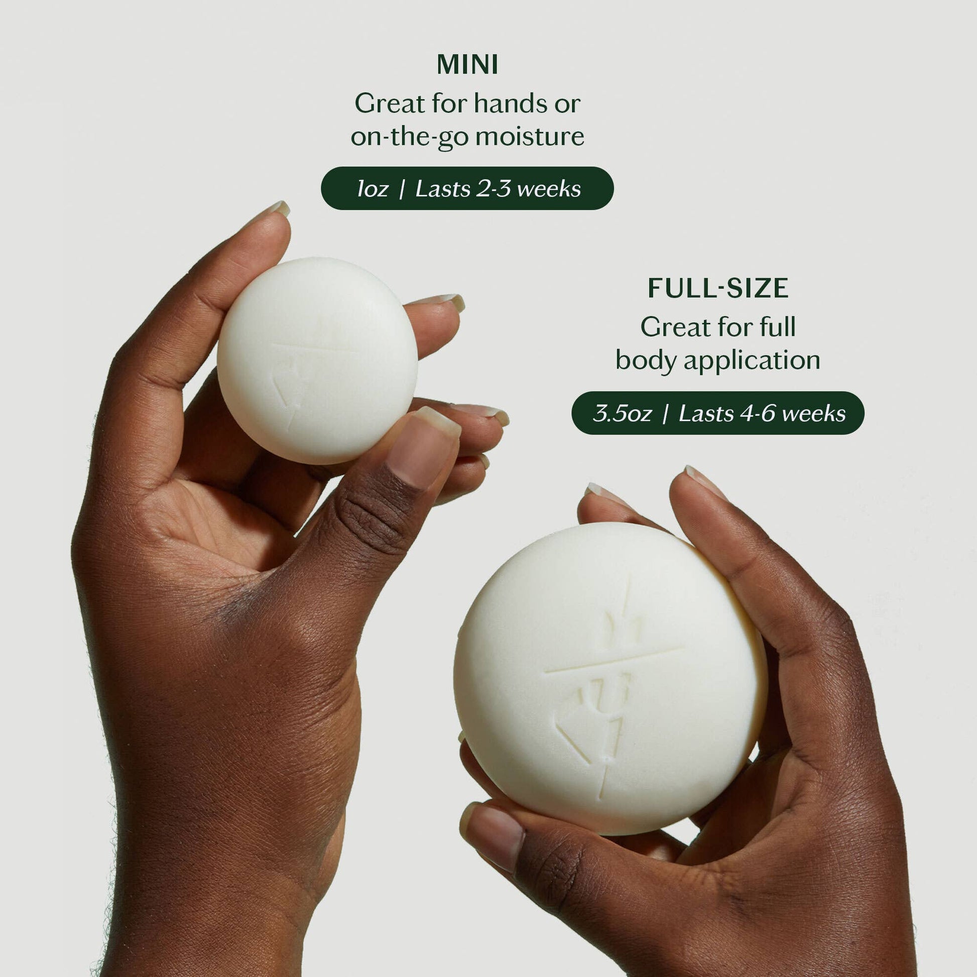 Unscented Stone | Lotion Bar: Mini (1 oz)