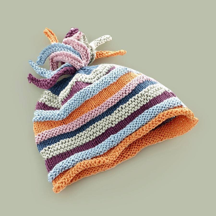 Boho Baby Rainbow Beanie