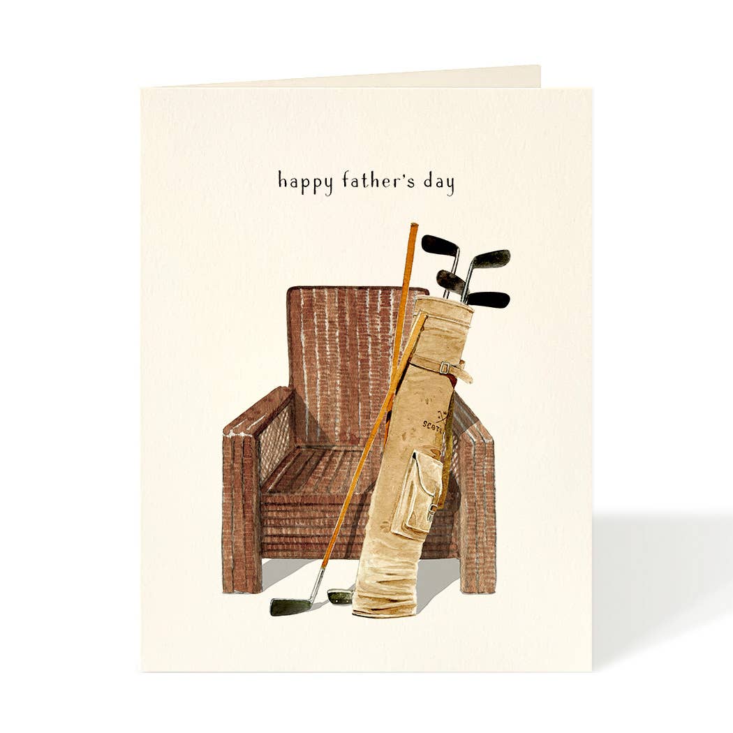 Club Bag - Golf Father's Day Greeting Cards