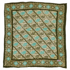 Batik Bandana-Leaf Lovers, Green