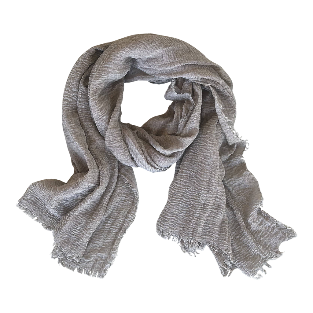 Solid Scarf or Wrap: Ash Gray