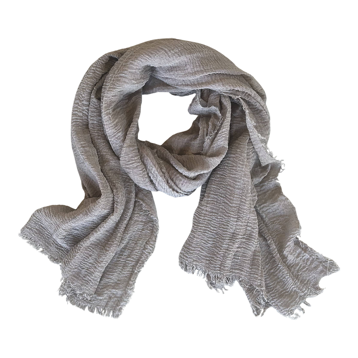 Solid Wrap & Scarf – Ash Gray | 28" x 72"