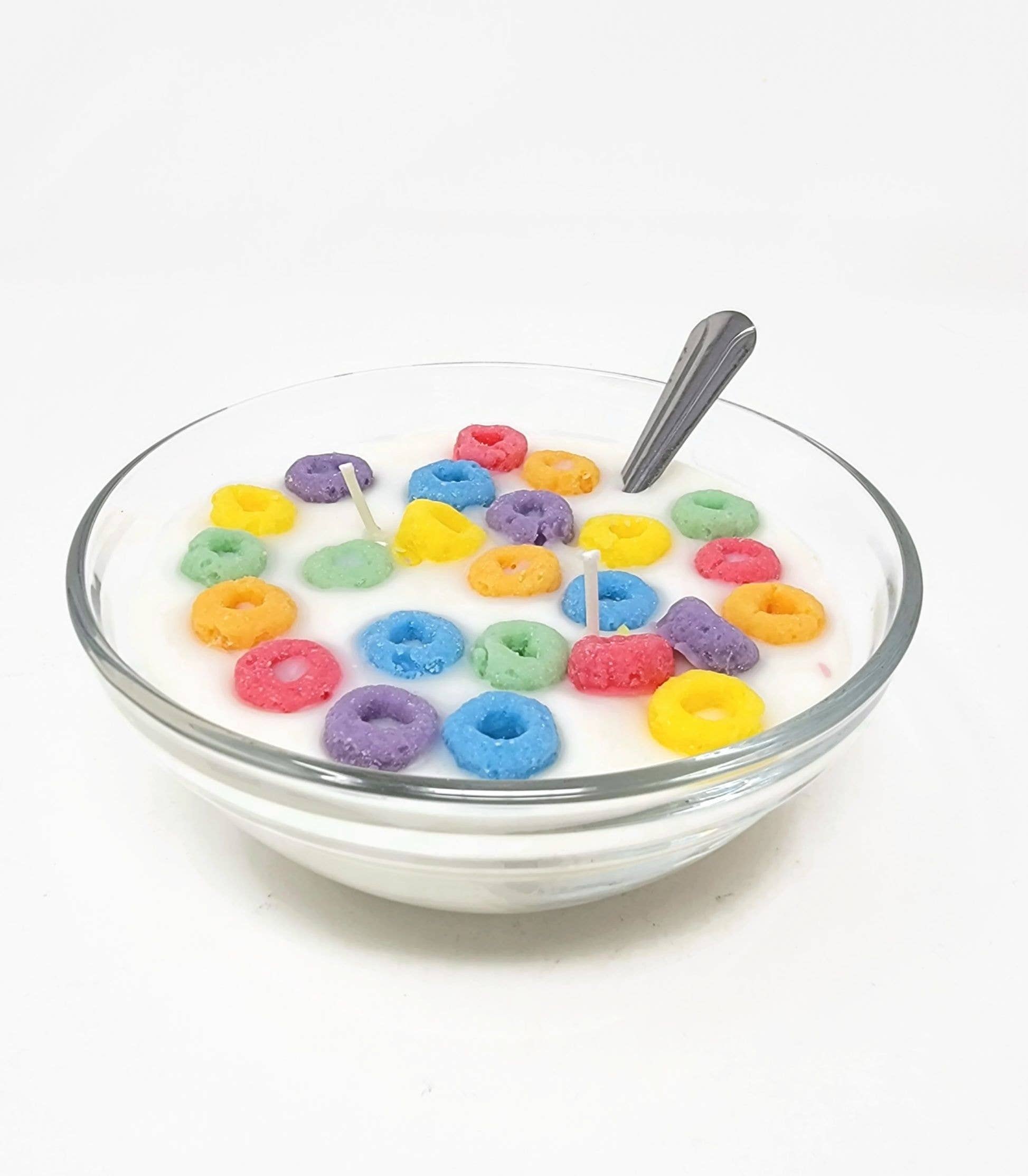 Fruit Loop Scented Cereal Bowl Candle