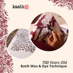 Batik Bandana- Leaf Grid