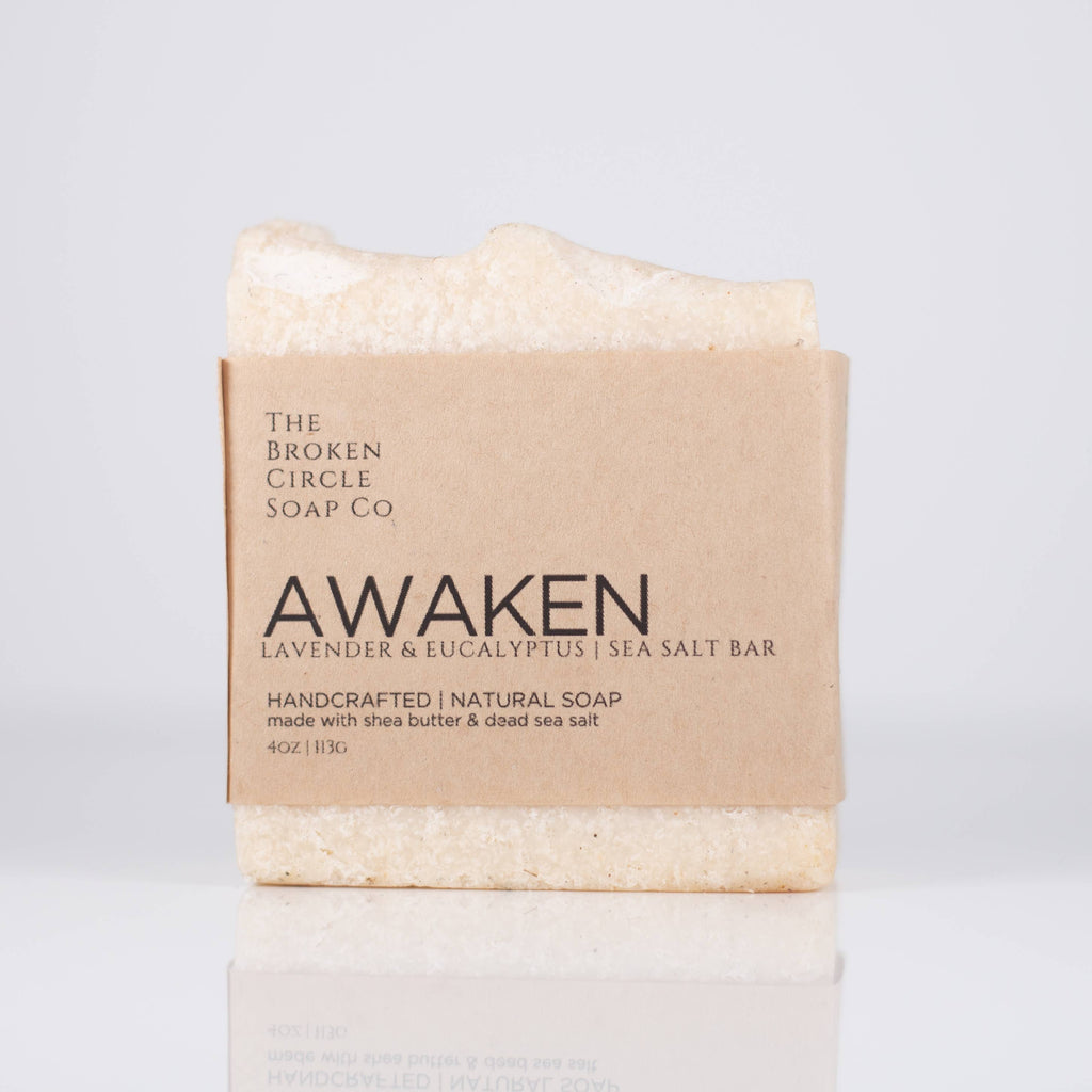 Awaken Lavender & Eucalyptus Sea Salt Soap | 4 oz