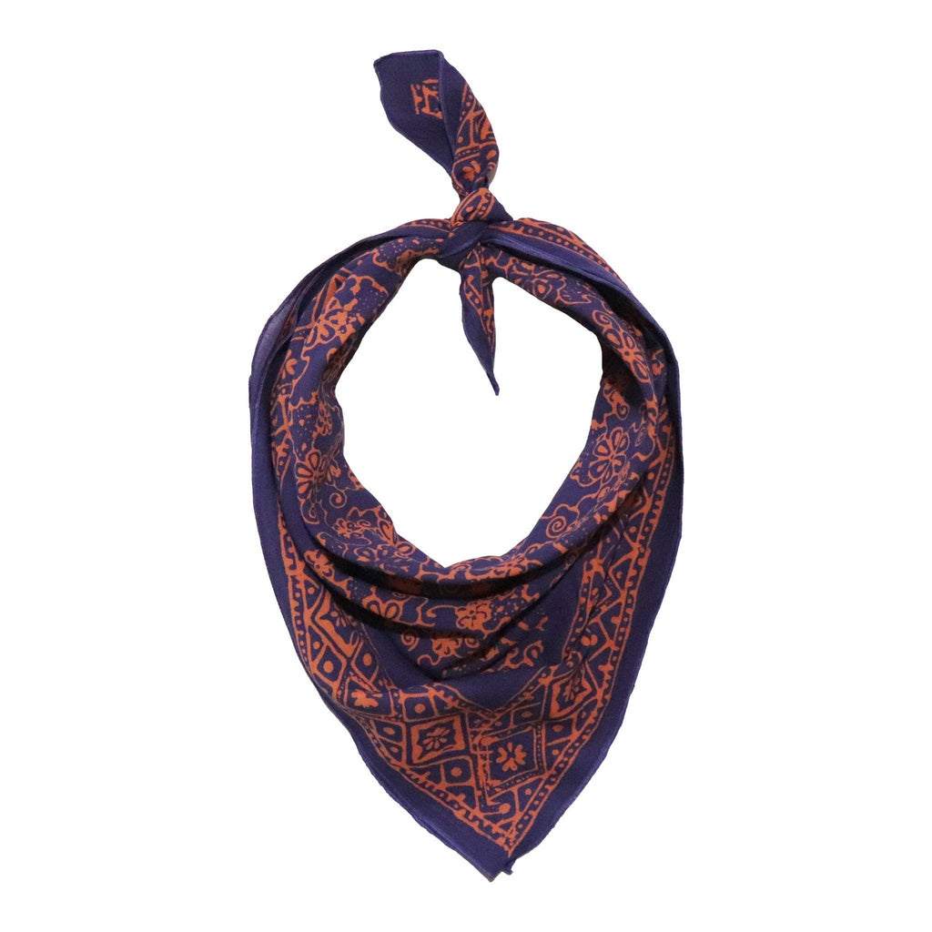Batik Bandana – Pink Blue | Mangosteen Pattern