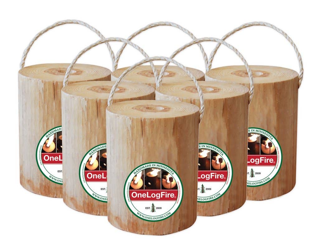 Original OneLogFire 6-Logs per case   2-Hour burn time
