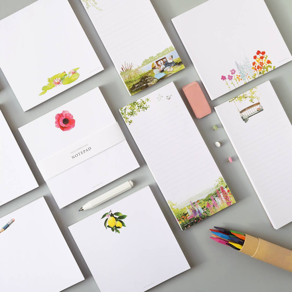 Pink Poppy - Notepad - 6x6
