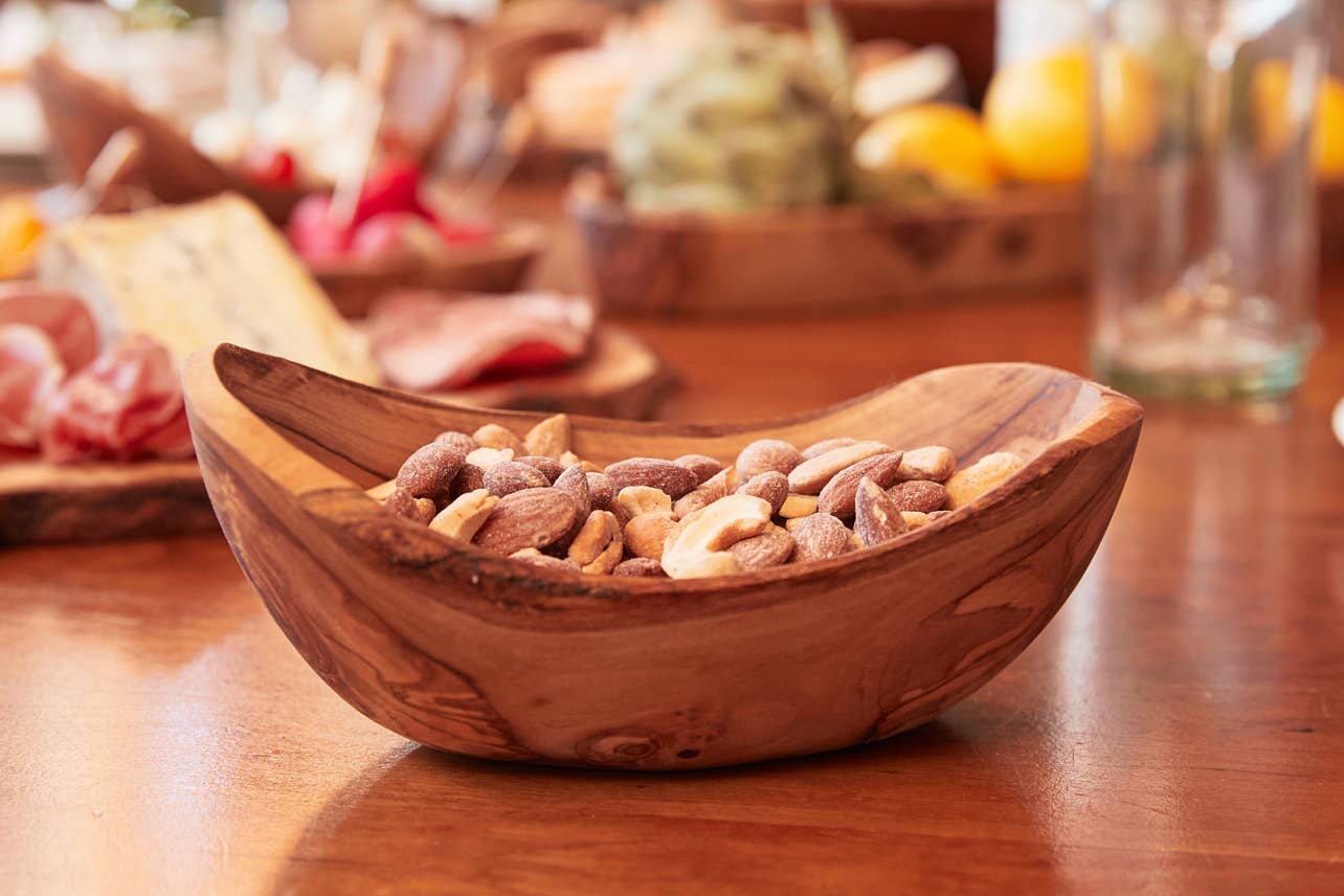 Italian Olivewood Serving Bowl - Medium