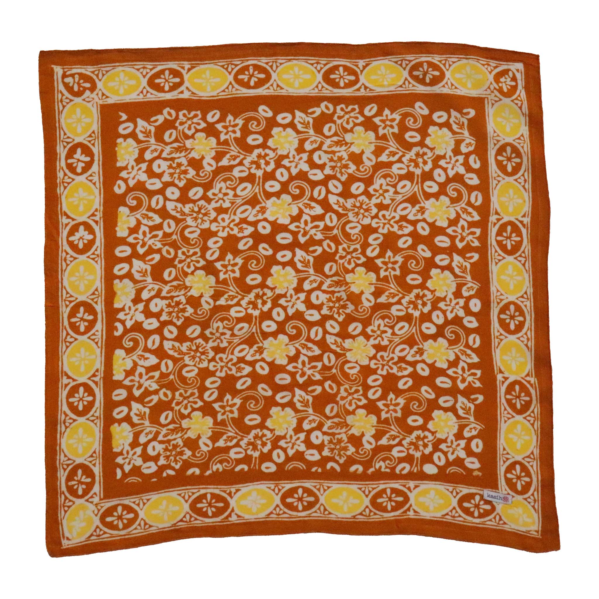 Batik Bandana - Scarlet Sunset, Orange