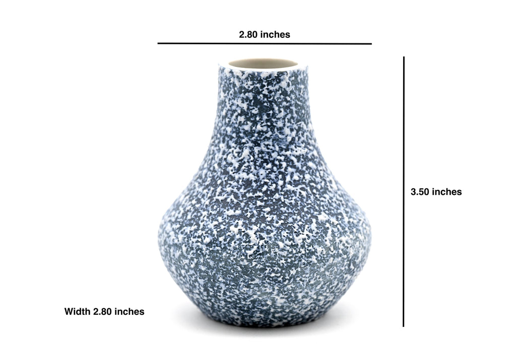 Eva Mini Bud Vase — Handcrafted Porcelain, Blue
