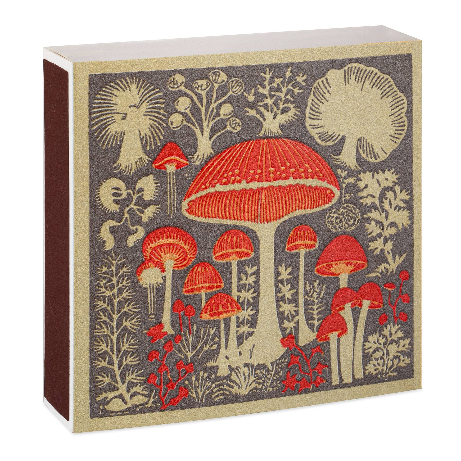 Mushrooms by Real, Fun, Wow!| Square - Safety Matches