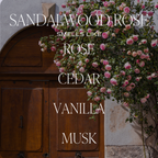 Sandalwood Rose 11 oz Soy Candle