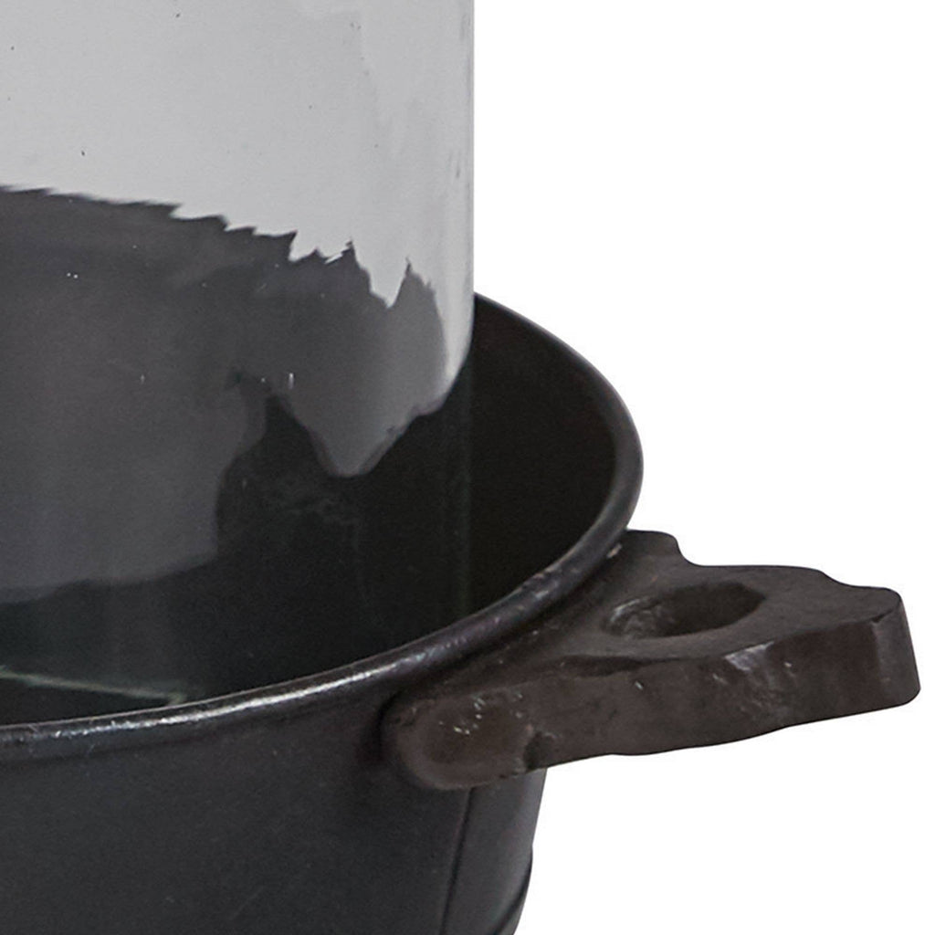 Williamsburg Porringer Pillar Holder with Hurricane
