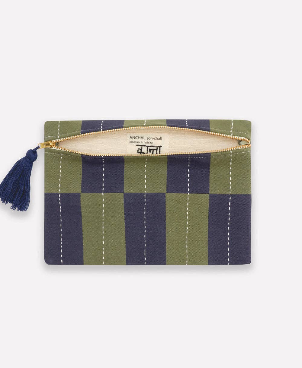 Lattice Pouch: Dusk Blue