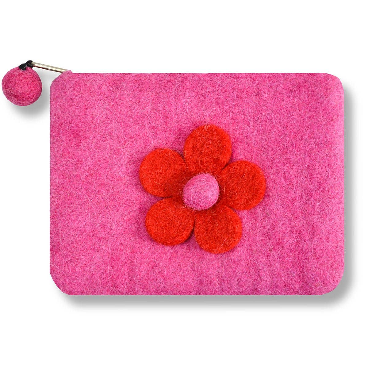 One Layer Flower Coin Purse: Assorted colors