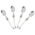 Laguiole Coffee Spoons, Set of 4, Faux Ivory