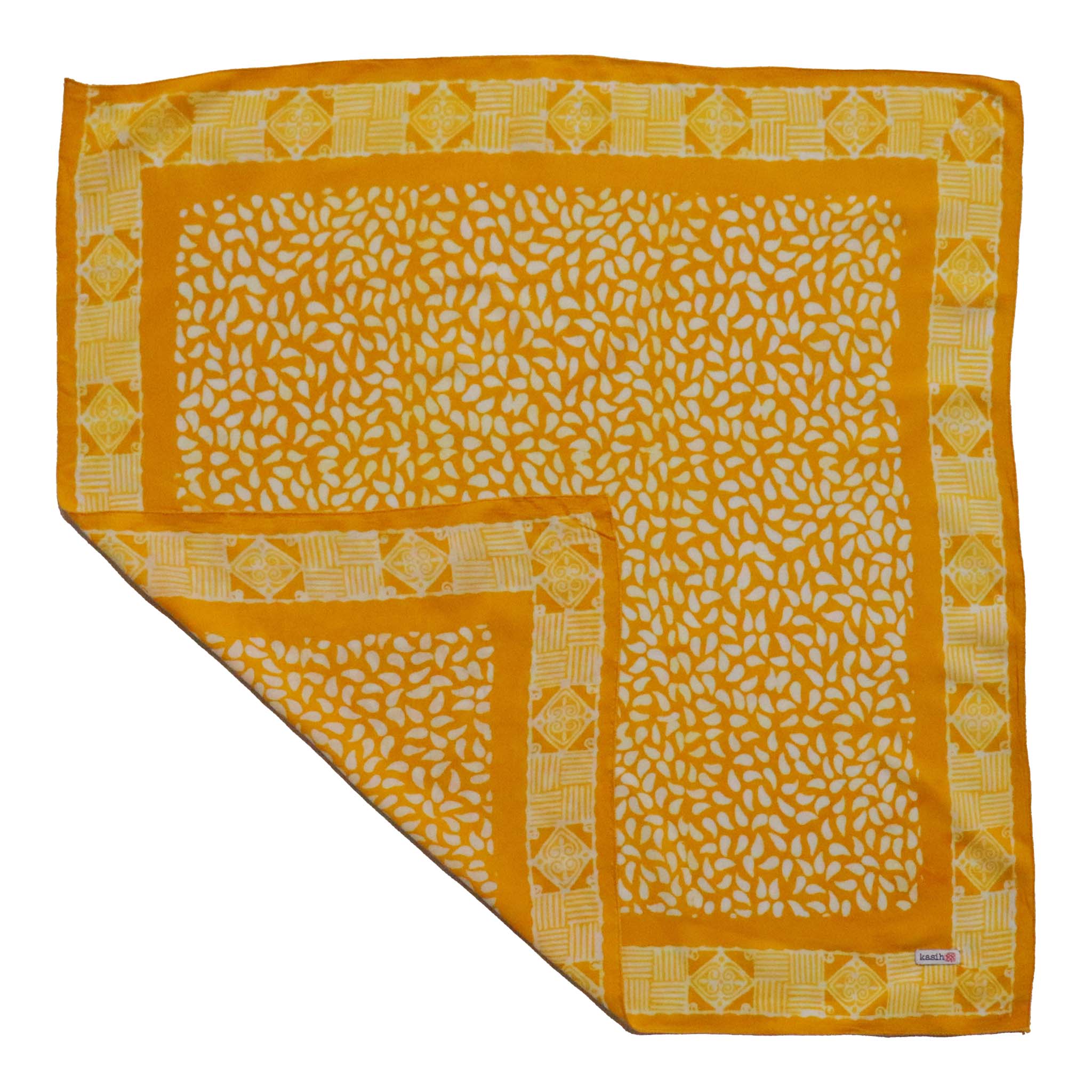 Batik Bandana- Sunrise Mist, Yellow