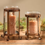 Strap Metal Pillar Holder Short