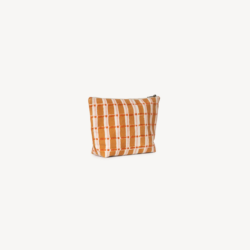 Ember Plaid Large Waterproof Pouch