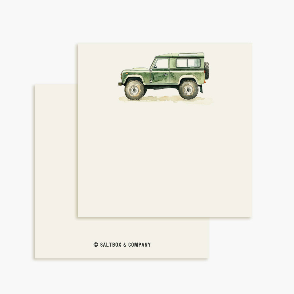 Green Rover Mini Notes | Set of 50