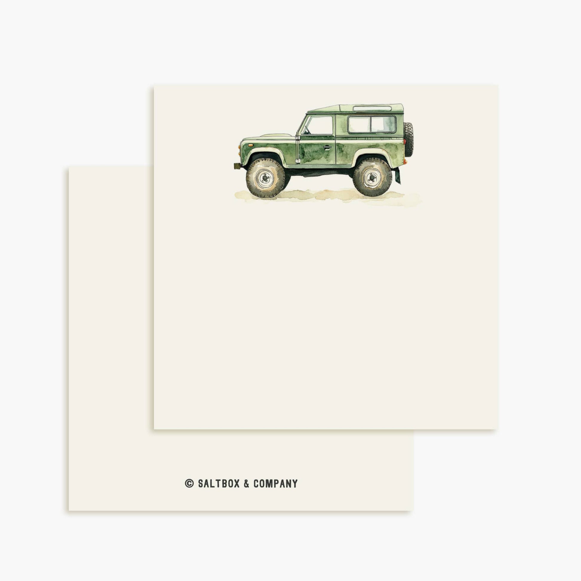 Green Rover Mini Notes | Set of 50