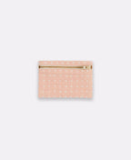 Rust Cross-Stitch Coin Purse