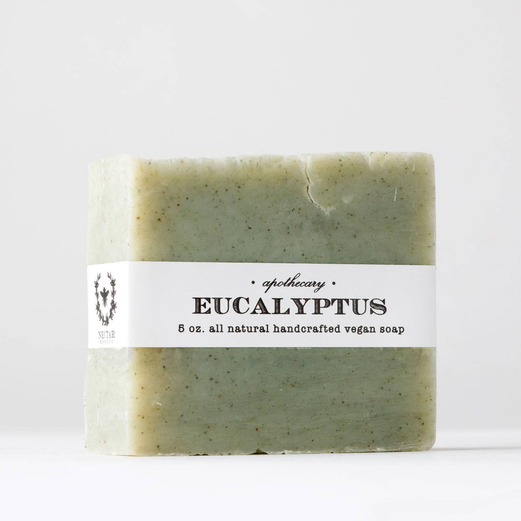 Eucalyptus : Bath Soap ( detox vegan handcrafted natural )